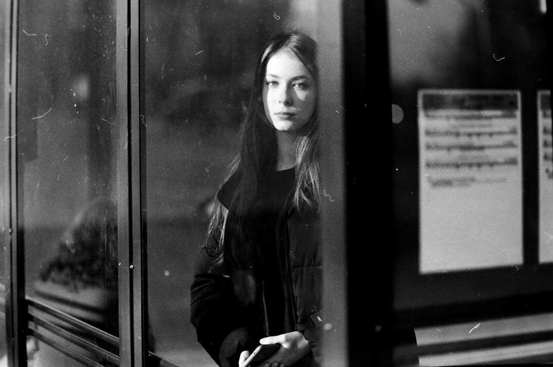 Portrait of a Polish female journalist and interviewer